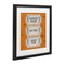 Stupell Industries Wee Bit Wicked Tickets Framed Print Under Glass, design by Veronique Charron